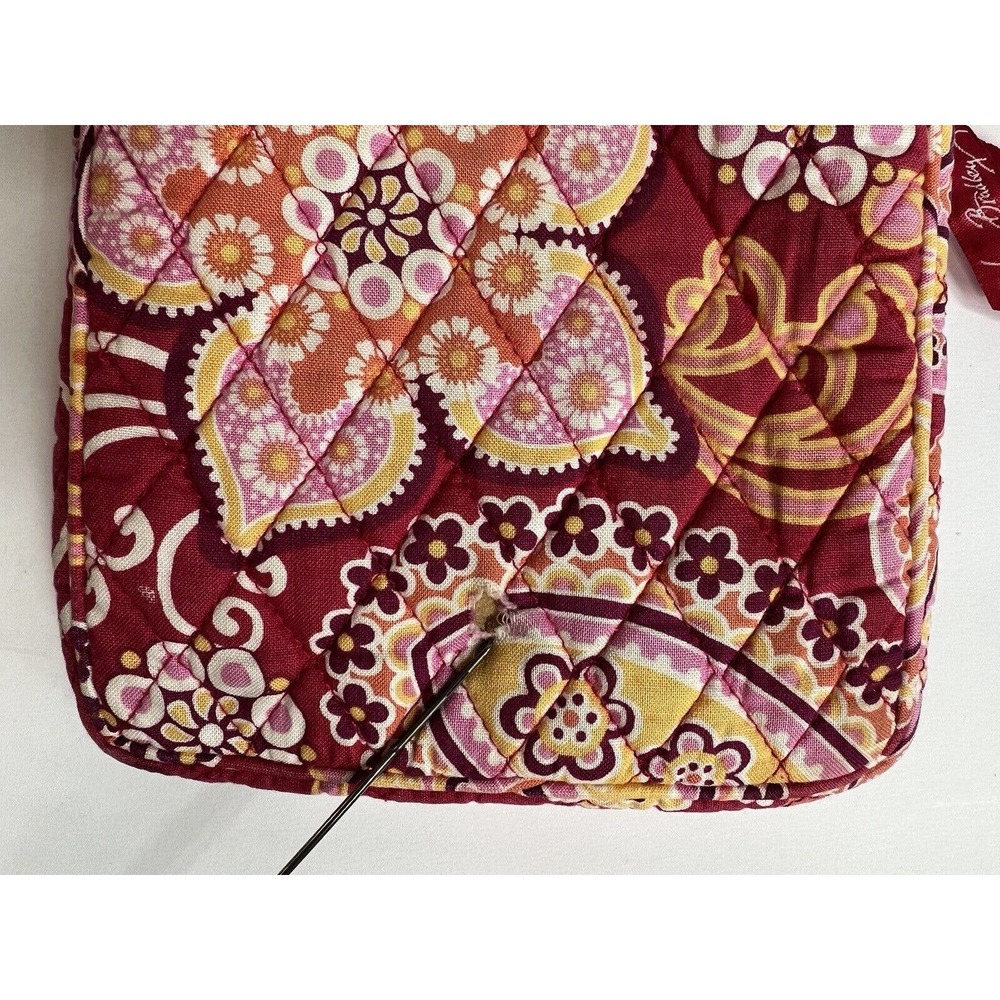 Pink Vera Bradley Hipster Cross Body Raspberry Fizz Retired 2008 - Picture 10 of 10
